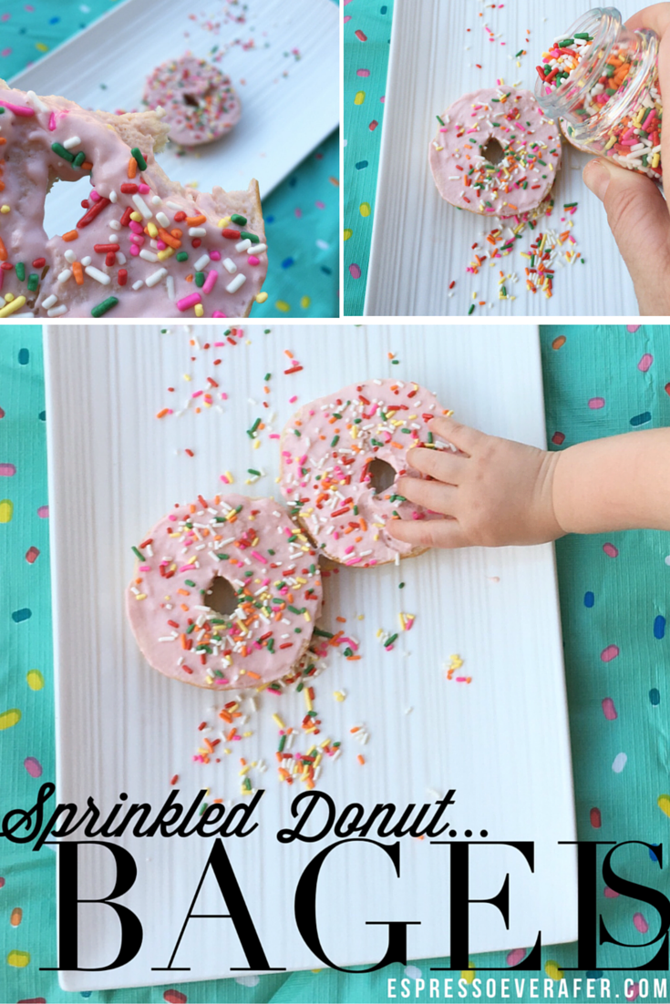Sprinkled Donut Bagels!