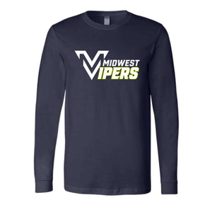 Midwest Vipers Long Sleeve Tee YS-3XL