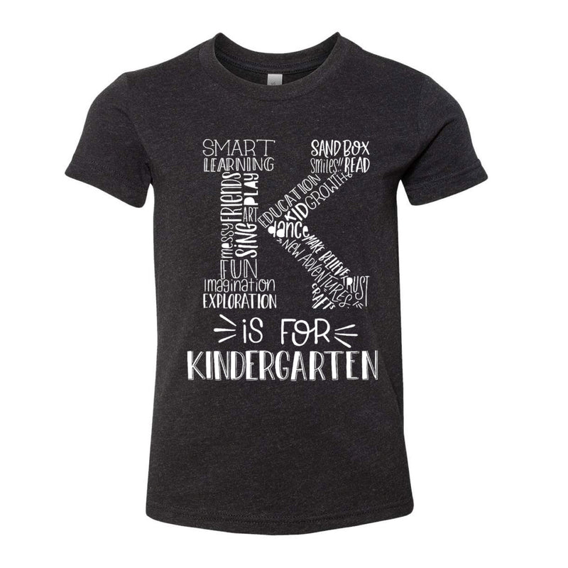 K is for Kindergarten (kids color options)