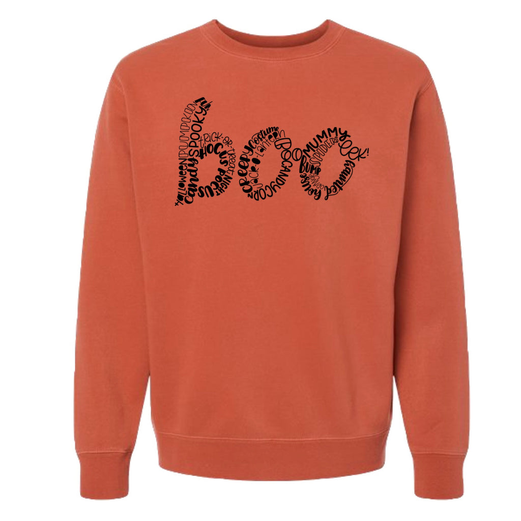 Boo Vintage Crew Neck Sweatshirt