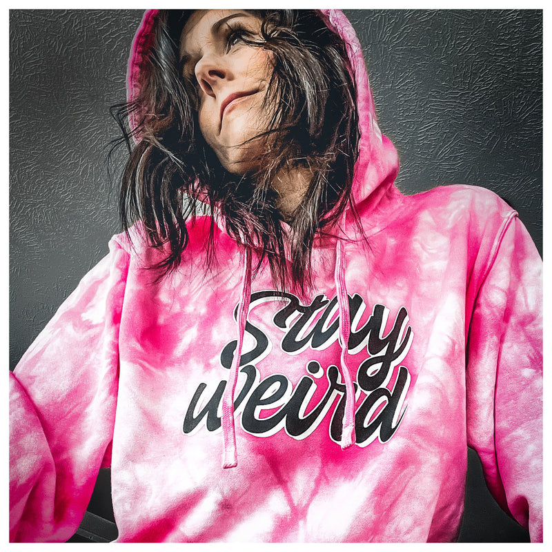 Stay Weird tie-dyed sweatshirt – TBE Apparel